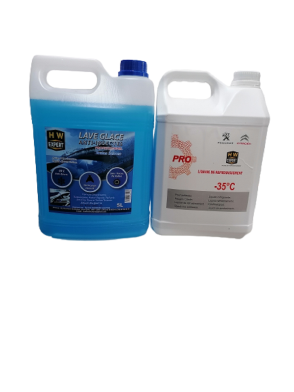 Pack- Liquide - Radiateur - Peugeot - Lave-Vitre -5l