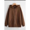 Capuche ZIP - Marron