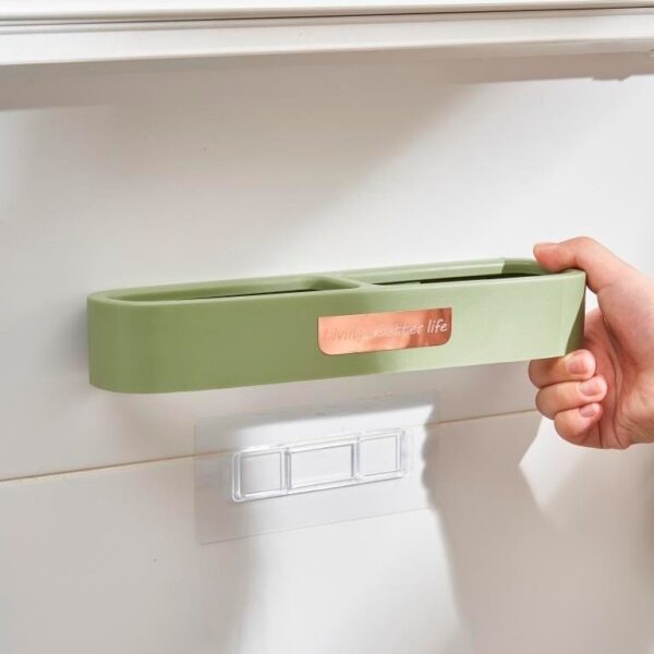 Porte-chaussures et pantoufles suspendu mural pratique pour optimiser l'espace - Vert