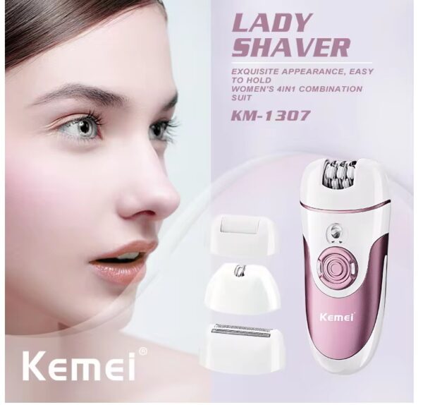 Epilateur Electrique Rechargeable 4 en 1 pour Femmes