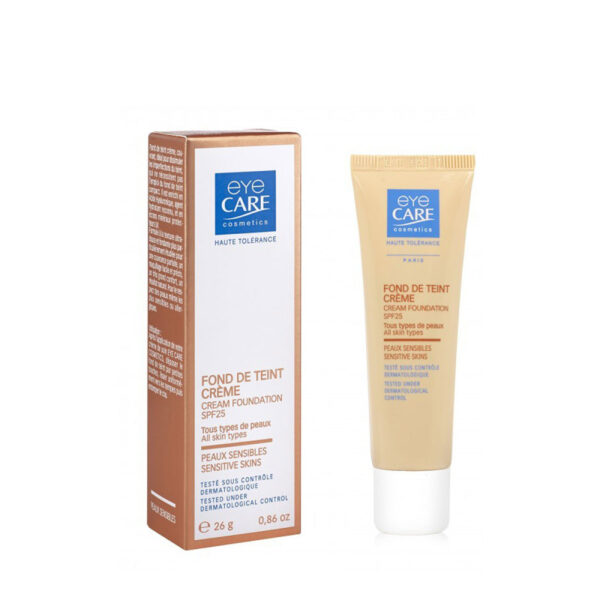 Eye Care Fond De Teint Créme – spf 25 – Tous Types De Peaux