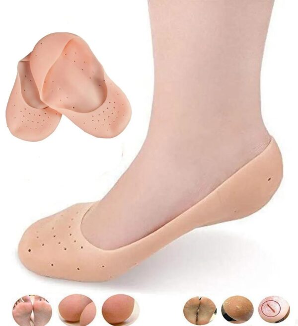 Paire De Chaussettes De Protection Sur Toute La Longueur – Anti-Fissures – Hydratantes
