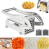 Coupe-pommes de Terre Professionnel Avec 2 Inserts - Antidérapant