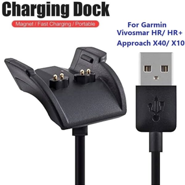 Chargeur pour Garmin Vivosmart HR & HR Plus & Approach X40 & X10