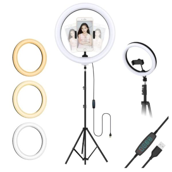 Ring Light 36 cm avec Trépied 2.10m