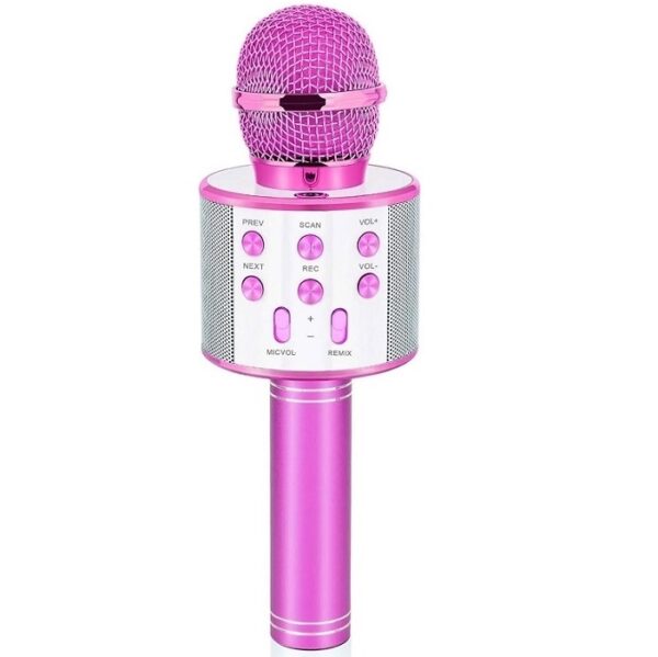 Microphone Karaoké Bluetooth 4 en 1-Violet