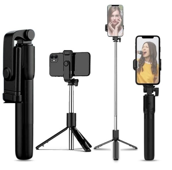 Perche À Selfie Bluetooth avec Trépied Extensible
