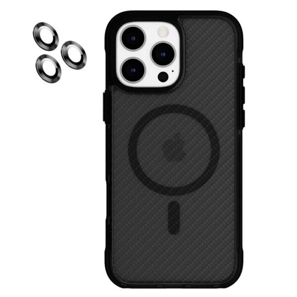Coque pour iPhone 16 Pro max MagSafe & 3 Protecteurs Caméra