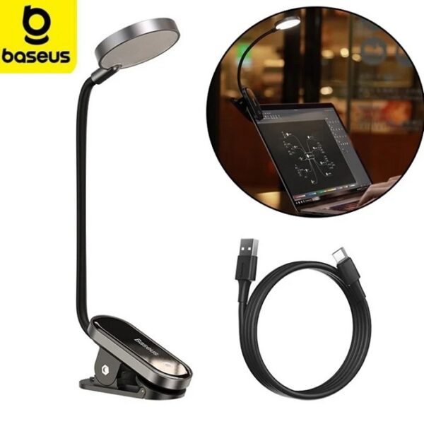 Lampe de Lecture Rechargeable à Pince 3 Modes