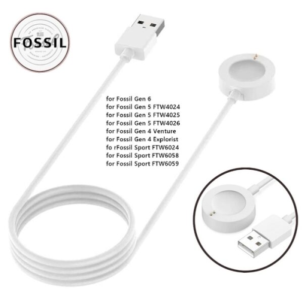Chargeur pour Fossil Gen 4 Gen 5 Gen 5E Gen 6 Smart Watch