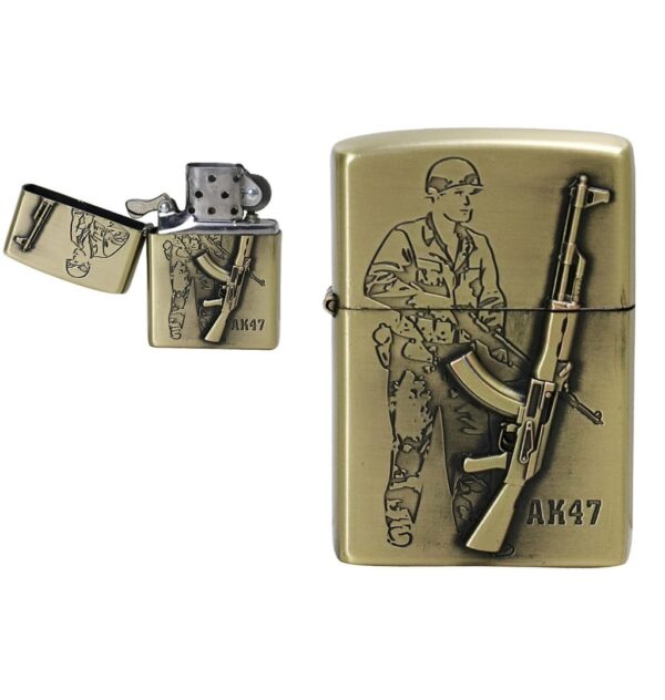 Coffret Briquet De Luxe Métallique 3D Avec Filtre à Cigarette à Tabac Réutilisable Et Recharge De Liquide