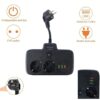 Multiprise Intelligent 6EN1 – 2 Port Prises CA – 3 USB – 1 TYPE C – Anti-Surtension Avec Interrupteur