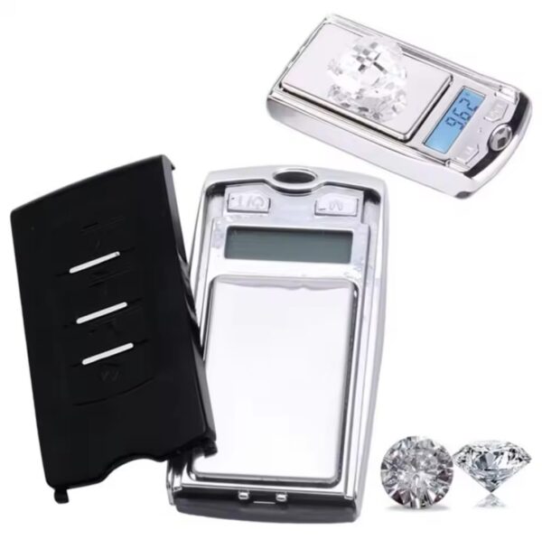 Mini Balance À Bijoux Numérique De Précision En Forme Porte Clé Pour Bijoux et Cuisine – 0.01/200g