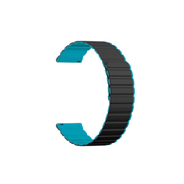 Bracelet magn?tique Kieslect 22mm Noir & Bleu