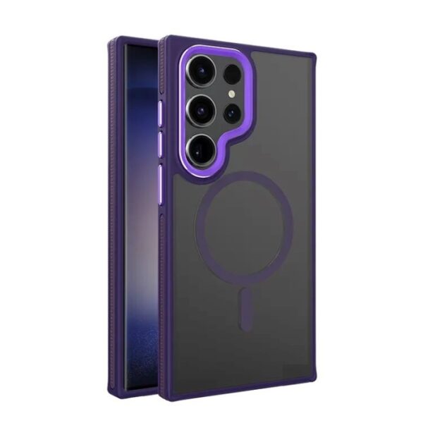 Coque pour Samsung Galaxy S25 Ultra Compatible MagSafe Mauve