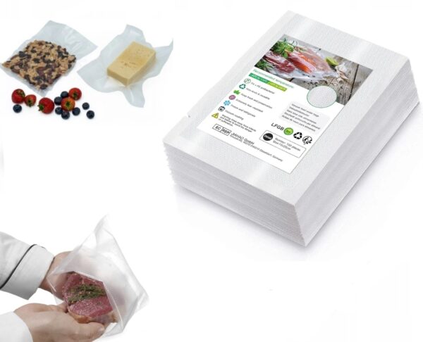 Pack De 100 Sacs Sous Vide Alimentaire 25x40 Cm