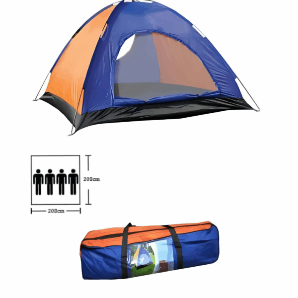 Tente De Camping Légère Pour 4 Personnes - Rain Fly