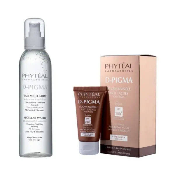 PHYTEAL D PIGMA ECRAN INVISIBLE SPF100 50ML+ EAU MICELLAIRE 150ML