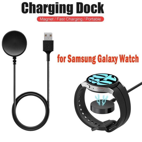 Chargeur pour Samsung Galaxy Watch 7/6/6 Classic/Ultra/FE/5/5 Pro/4/4 Classic/3/Active 2/Active