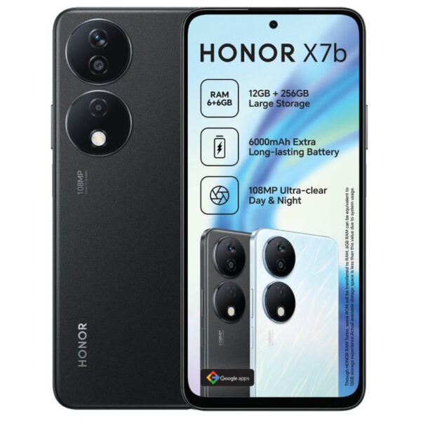 Smartphone HONOR X7b 6Go 256Go - Noir