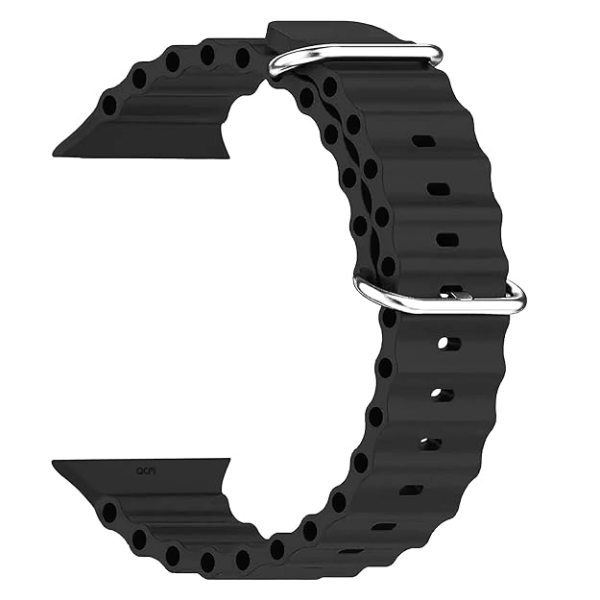 Ceinture Bracelet en Silicone pour SmartWatch Noir