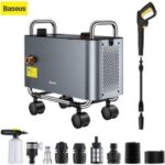 Nettoyeur Haute Pression Electrique 1300W Avec Buse De Tuyau 10m