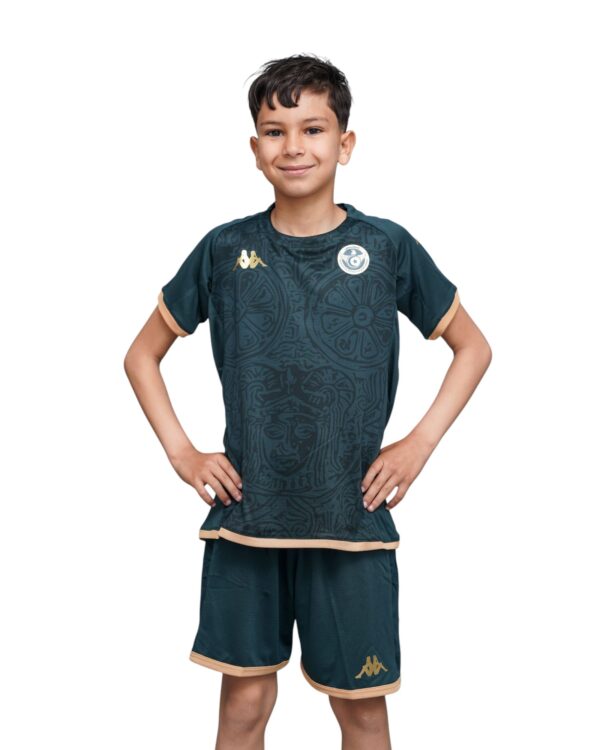 Ensemble Maillot Short Tunisie 22 Junior Kappa Vert