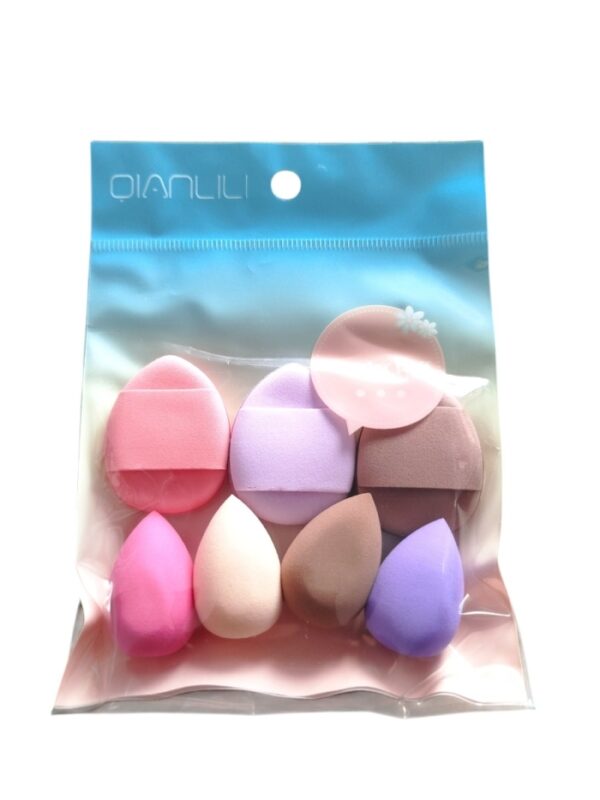 Lot De 7 Mini Èponges De Maquillage