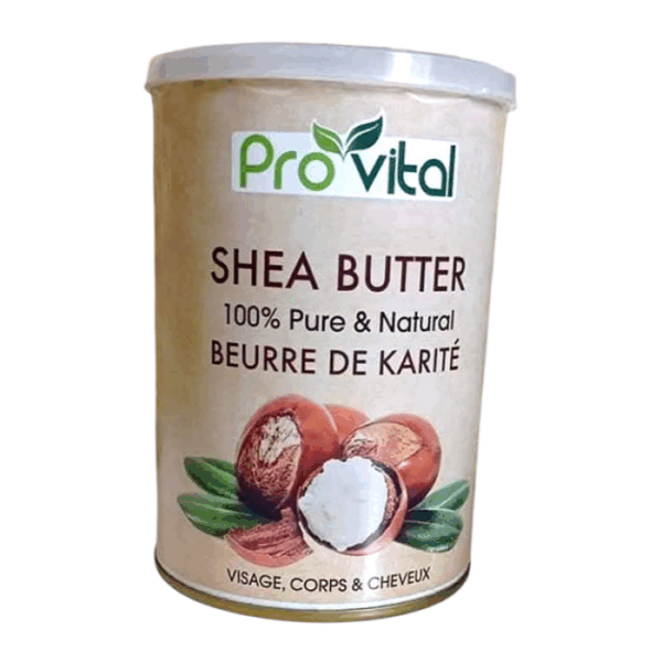Beurre De Karité 100% Pur Et Naturel Soin Visage Corps & Cheveux 350g