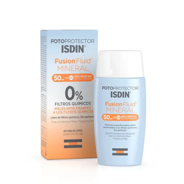 ISDIN ECRAN SOLAIRE FUSION FLUIDE MINERAL SPF50+ 50ML