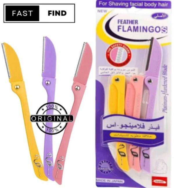 Flamingos 3 Rasoir À Sourcils Multi Couleurs