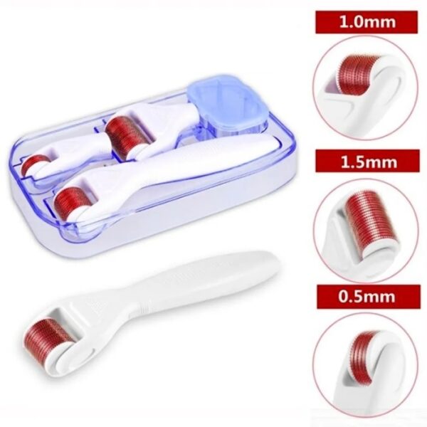 Coffret 4 En 1 3 Rouleaux De Massage Et Soins Du Visage Blanc