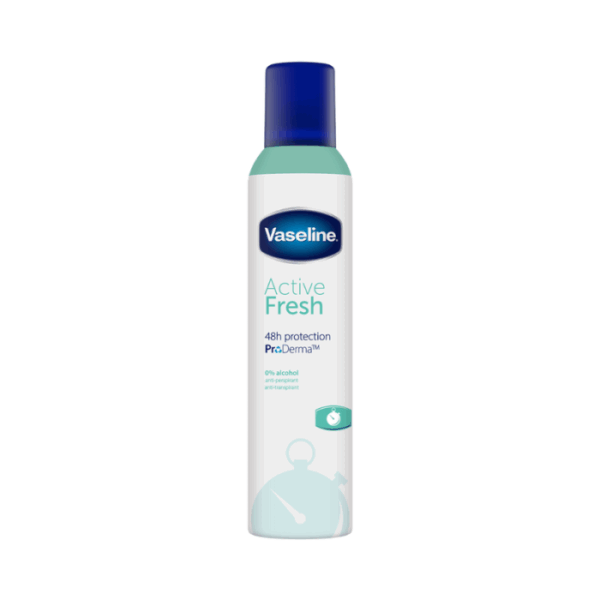 Vaseline – Déodorant Femme Active Fresh 48 Heures De Protection 250 Ml