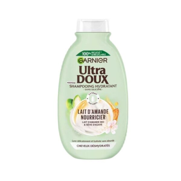 GARNIER Ultra Doux Shampooing Hydratant Lait D’Amande Bio 250 ML