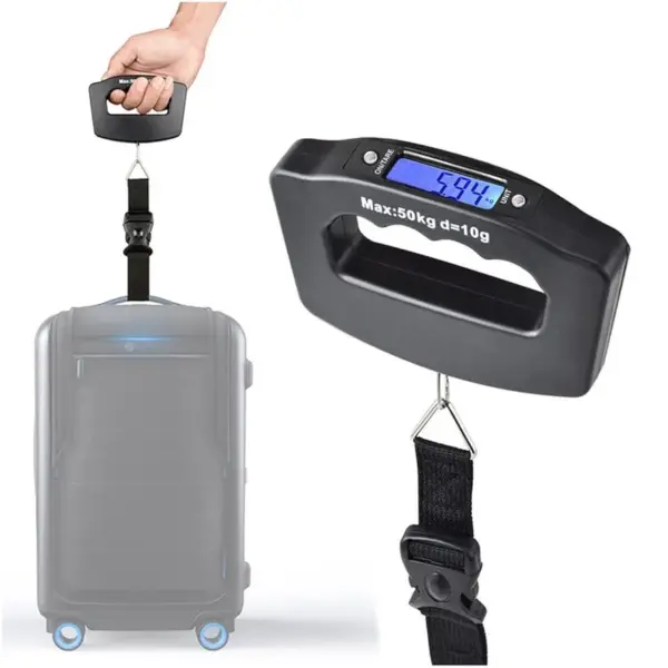 Balance De Voyage Numérique Portable, Capacité De 50 kg - Balance De Voyage Électronique Portable