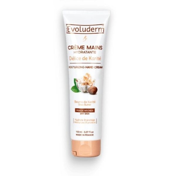Evoluderm Crème Main Hydratatnte & Protectrice Au Délice De Karité 150ml