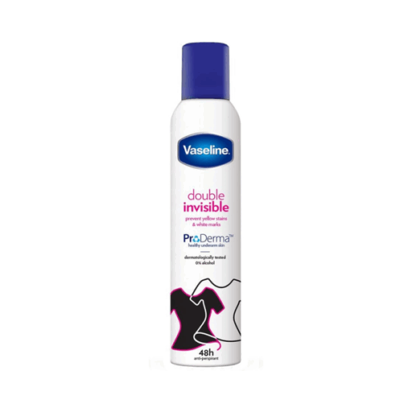 Vaseline Déodorant Femme Double Invisible 48 Heures De Protection 250Ml