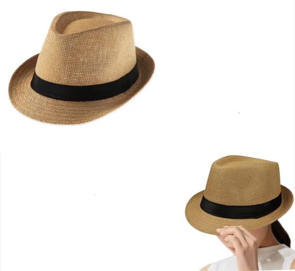 Chapeau de Soleil Unisexe - Des Années 1920 - Accessoire de Costume - Taille Unique