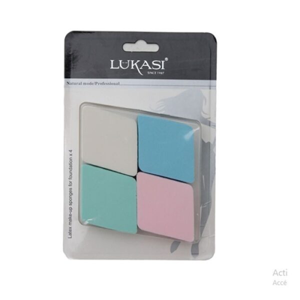 Lukasi Beauty Blender 4 Eponges Fond De Teint Professionnel
