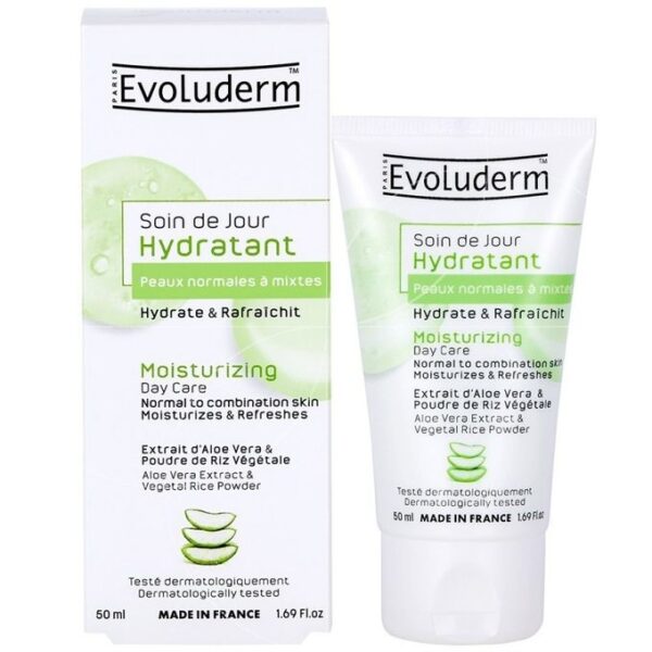 Crème Jour Hydratante Peaux Normales Et Mixtes Extraits Aloe Vera 50ml