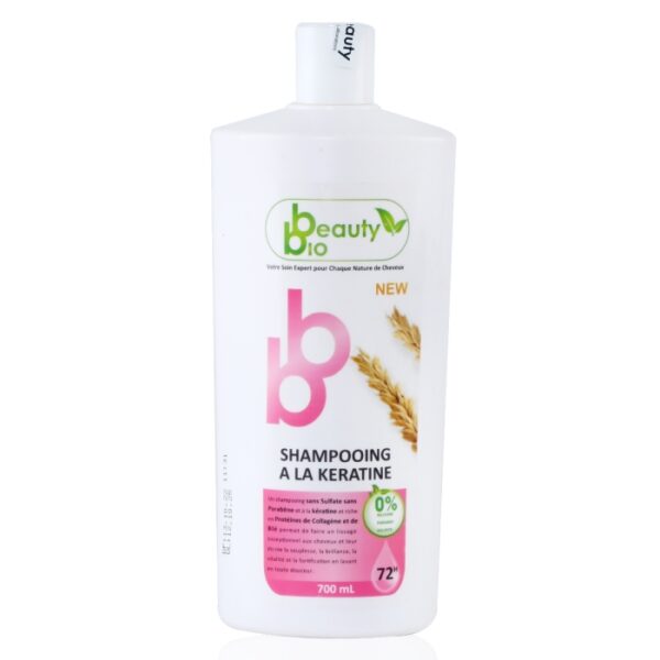 BEAUTY BIO Shampoing À La Kératine Sans Sulfate 700 Ml