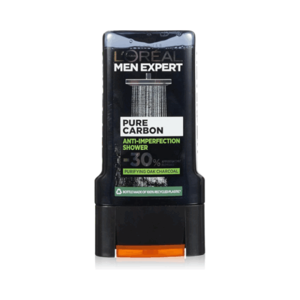 L’Oreal – Gel Douche Men Expert Anti- Imperfection Pure Carbon 300 Ml