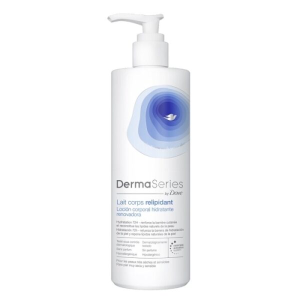 DOVE DermaSerie Lait De Corps Peaux Sèches Et Sensibles 400ml