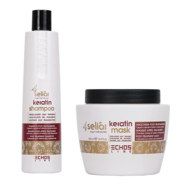 Seliar Kératine Pack Shampoing 350 ml & Masque 500ml