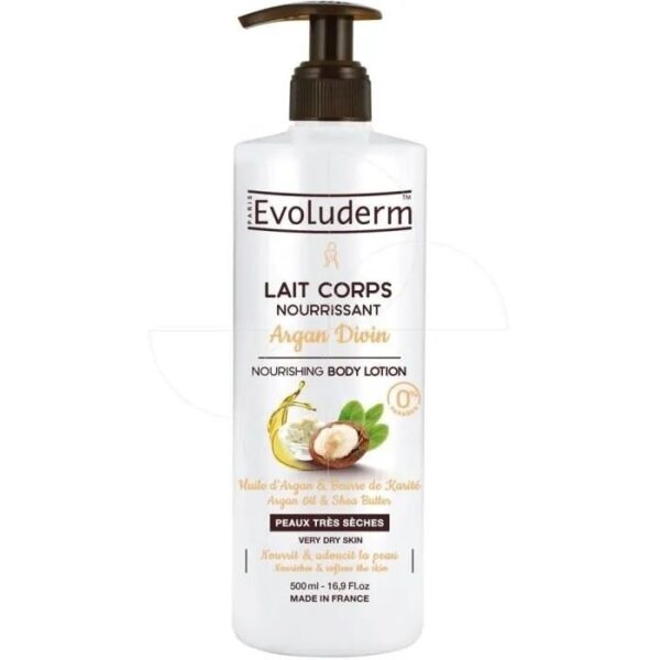 Evoluderm Lait Corps Nourrissant Argan Divin 500 ML