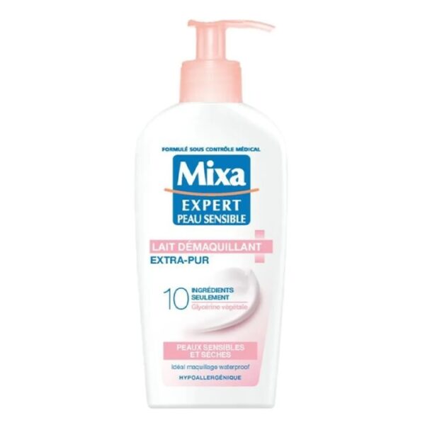 MIXA Lait Démaquillant Extra Pur Peau Sensible Et Séches 200 Ml