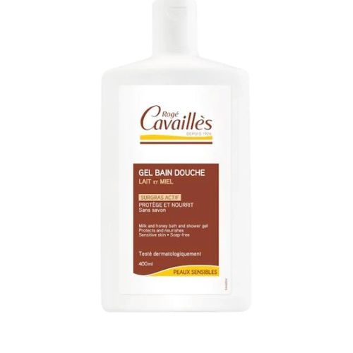 Rogé Cavaillès Surgras Actif Gel Bain Douche Lait Et Miel Peaux Sensibles 400 Ml