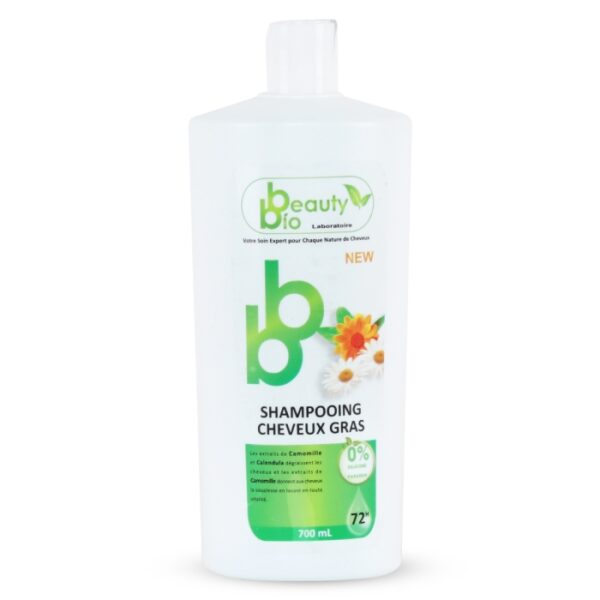 BEAUTY BIO Shampoing Sans Sulfate Sans Parabène Pour Cheveux Gras 700 Ml