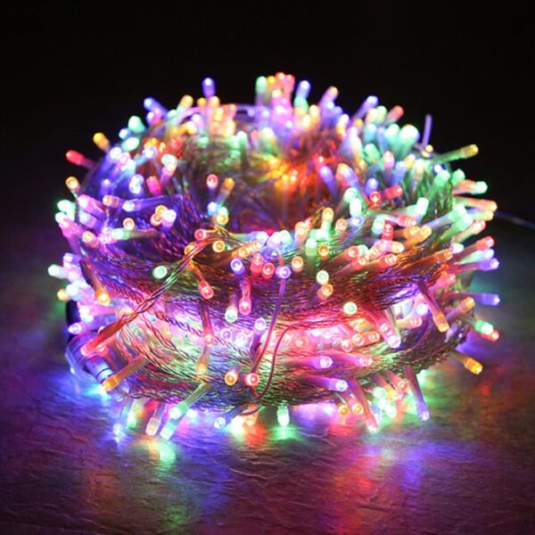 Guirlande De Fête Lumineuse Décorative – Étanche – 8 Modes – 100 LED - Multicoleurs