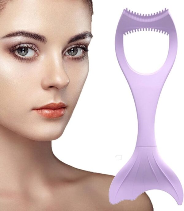 Outil De Maquillage Multifonctions En Silicone Violet